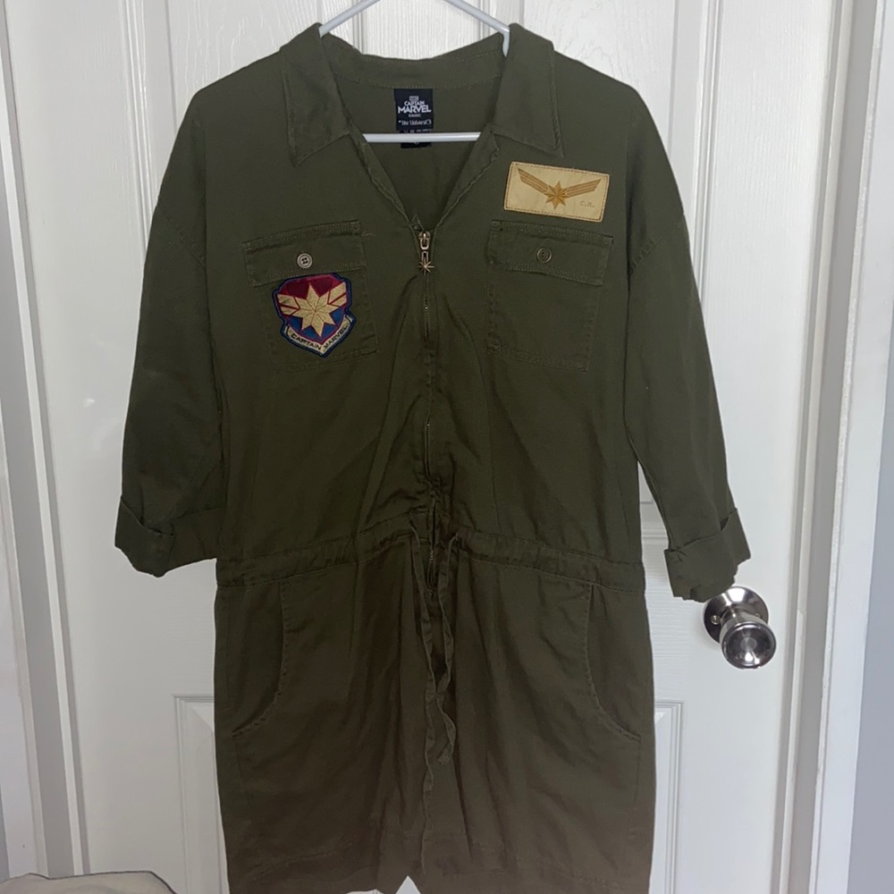 Marvel’s Captain Marvel Air Force Romper • Size Large • Brand New